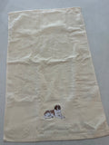 Meet the Saint Bernard Dog Embroidered Towel – the perfect, practical partner for our festive drool bibs!