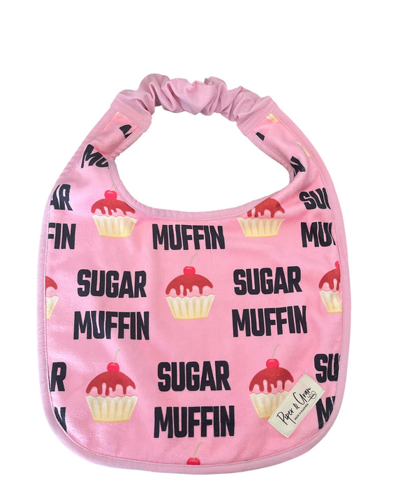 Sugar Muffin Drool Bib