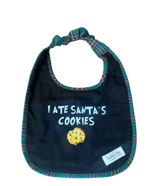 I ate Santa’s cookies bib