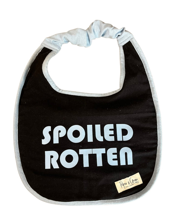 Spoiled Rotten dog drool bib