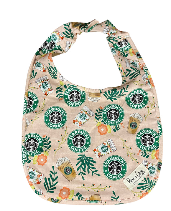 I need a Starbucks bib pink