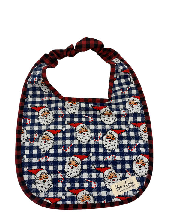 Santa’s sweet shop drool bib