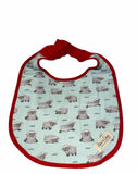 Mr and Mrs Claus Teal bib