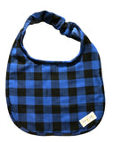 Everyday Blue check Bib